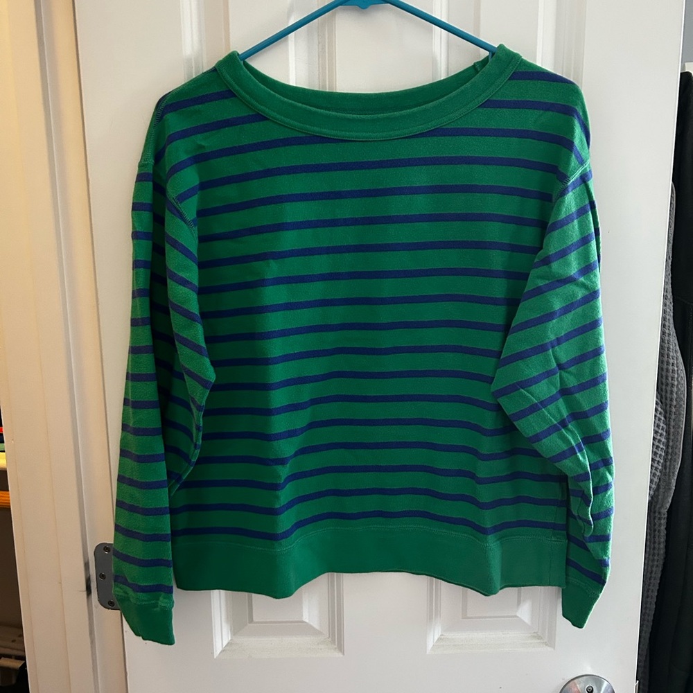 Entireworld. Striped Crewneck Sweater